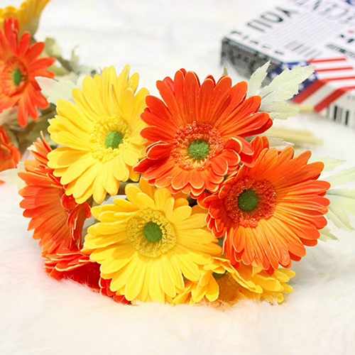 Yellow And Orange Gerberas Bouquet