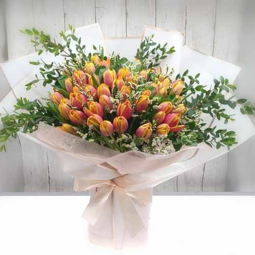 Exclusive Bouquet Of 50 Tulips