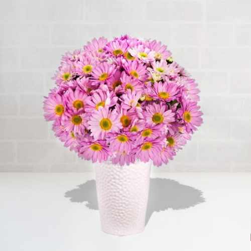 Pink Chrysanthemums Bouquet