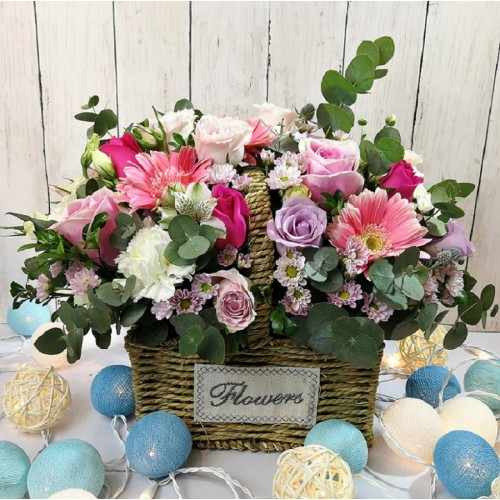 Assorted Floral Basket