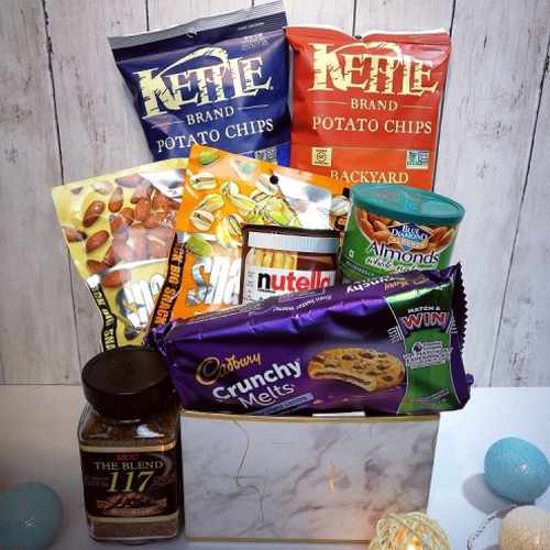 Coffee And Snacks Hamper