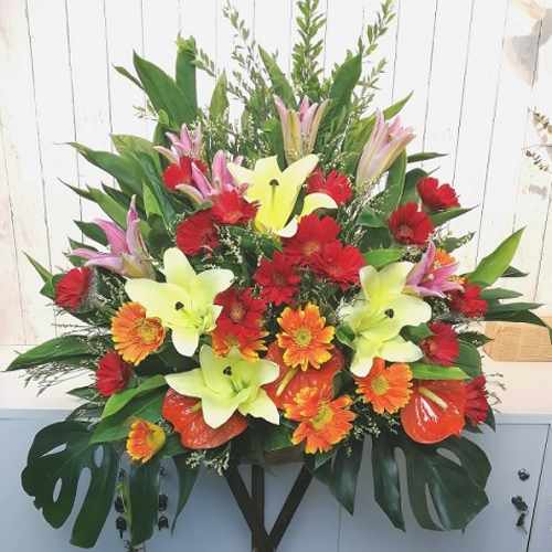 Flower Arrangement For Opening Of A New Shop