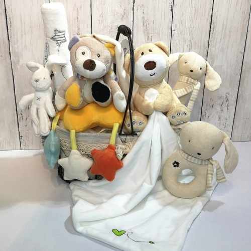 New Born Baby Hamper With Musical Pull