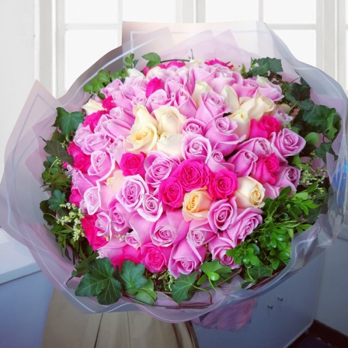 Bouquet Of 99 Pink Roses